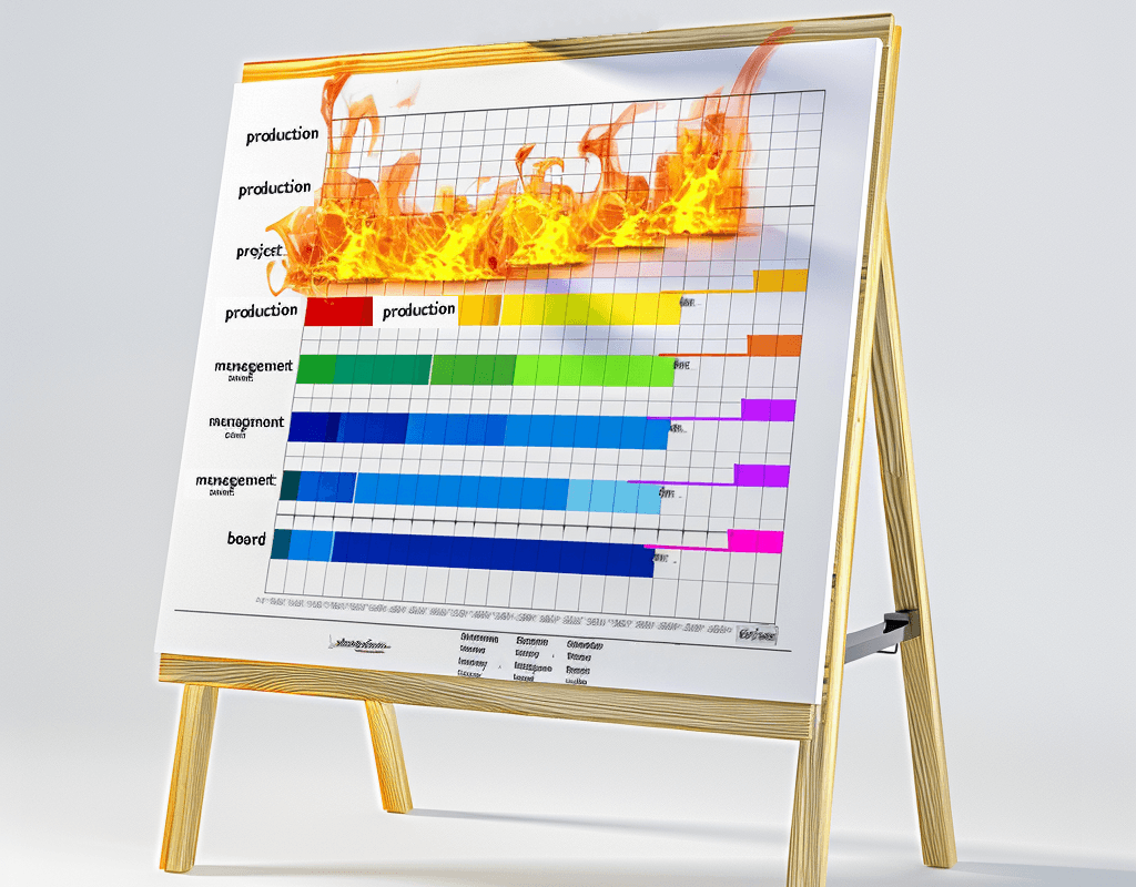 Liar-liar Gantt chart on fire